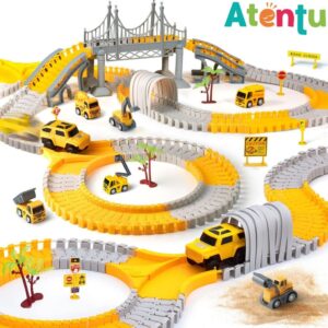 Pista de Carrinhos Construção com 98, 180 e 345 Peças Brinquedo