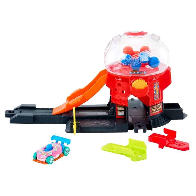 Pista Hot Wheels City de Brinquedo Loja de Doces Mattel