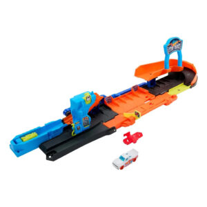 Pista Hot Wheels City Garagem De Acrobacias Mattel Jhl94 Colorido