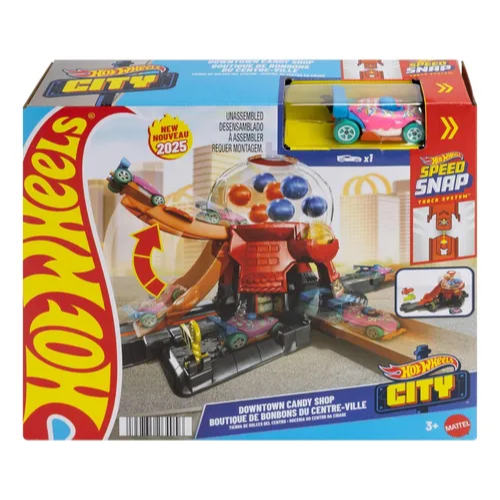 Pista Hot Wheels City Loja De Doces Da Cidade Mattel Jbm62Hdr24 — Brinquedos