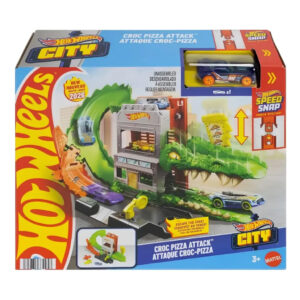 Pista Hot Wheels Croc Pizza Attack Mattel Hdr29
