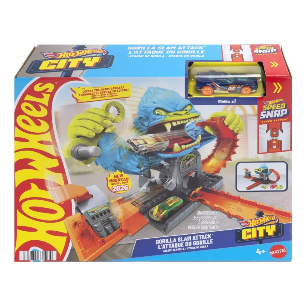 Pista Hot Wheels Nemesis Ataque Do Gorilal Matte Jhl92