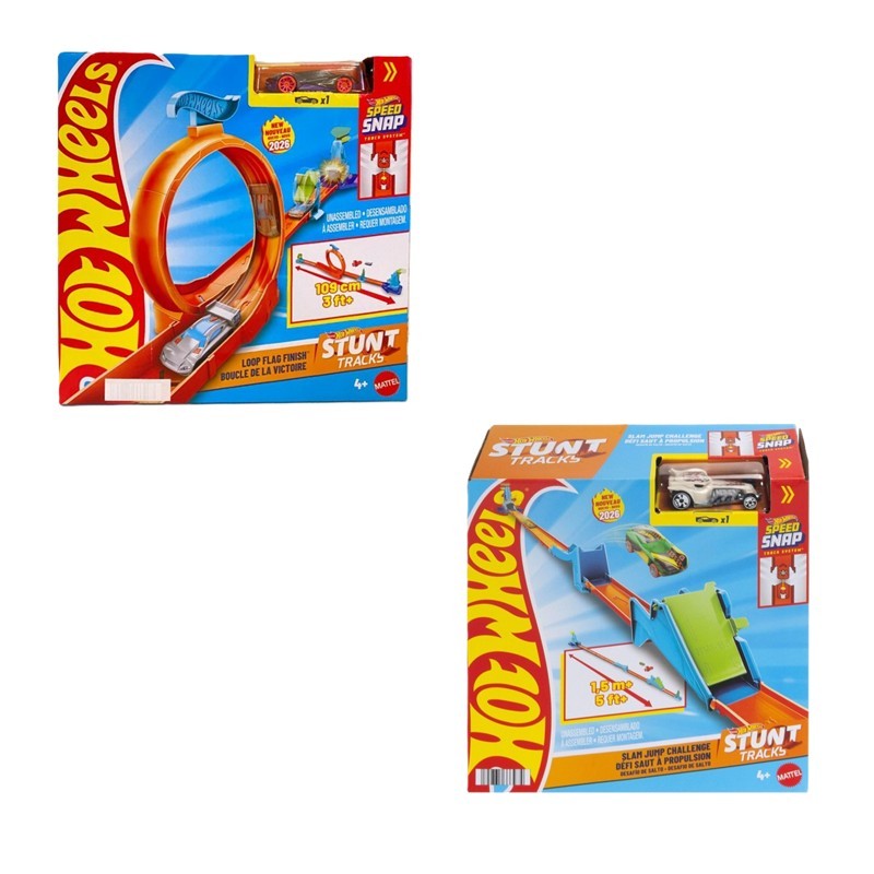 Pista Hot Wheels Stunt Tracks Mattel — Brinquedos