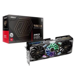 Placa de Vídeo AsRock Amd Radeon RX 9070 XT Taichi OC 16GB GDDR6 256