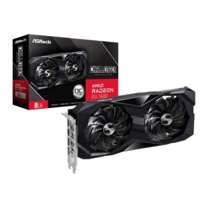 Placa de Vídeo AsRock Radeon RX 7600 Challenger OC, 8GB, GDDR6