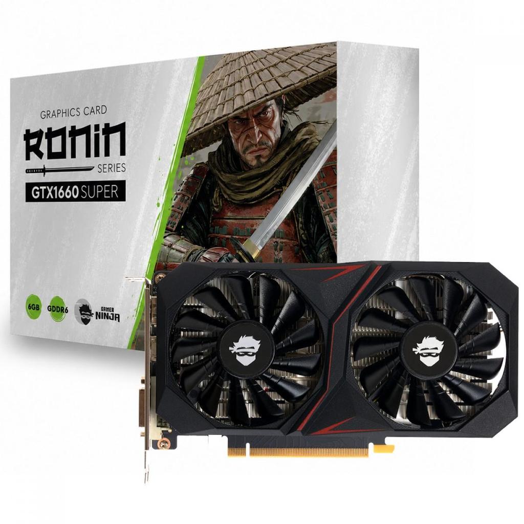 Placa de Vídeo Gamer Ninja Nvidia GeForce Gtx 1660 Super Ronin, 6GB — Informática