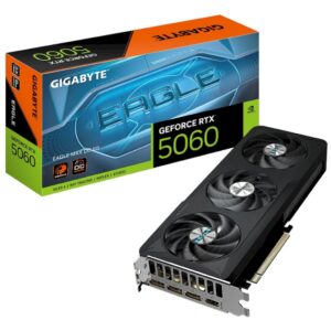 Placa de Vídeo Gigabyte GeForce Rtx 5060 Eagle Max OC, 8GB, GDDR7