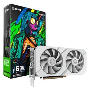 Placa de Vídeo Gpu Nvidia Geforce Rtx 3050 6gb Gddr6 96bit Branco