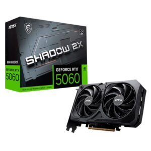 Placa de Vídeo Msi GeForce Rtx 5060 Shadow 2X OC, 8GB, GDDR7, 128-bit