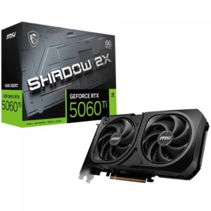 Placa de Vídeo Msi Nvidia GeForce Rtx 5060 Ti Shadow 2X OC Plus