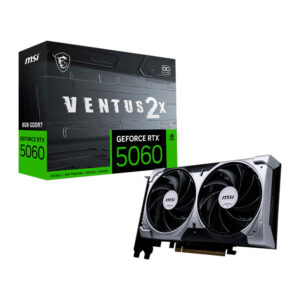 Placa de Vídeo Msi Nvidia GeForce Rtx 5060 Ventus 2X OC, 8GB, GDDR7