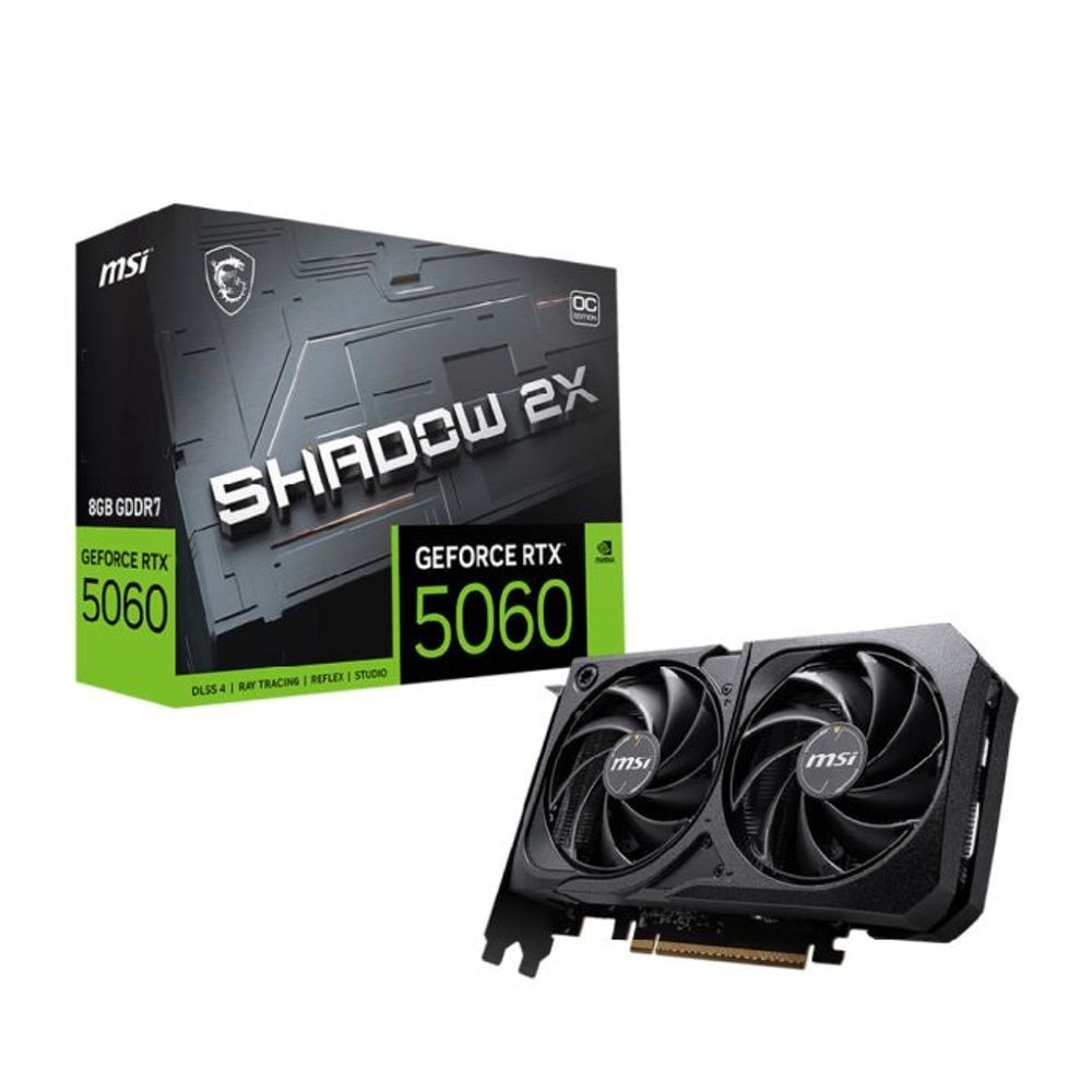 Placa de Vídeo Nvidia GeForce Msi 8GB GDDR7 128BITS Shadow 2X OC