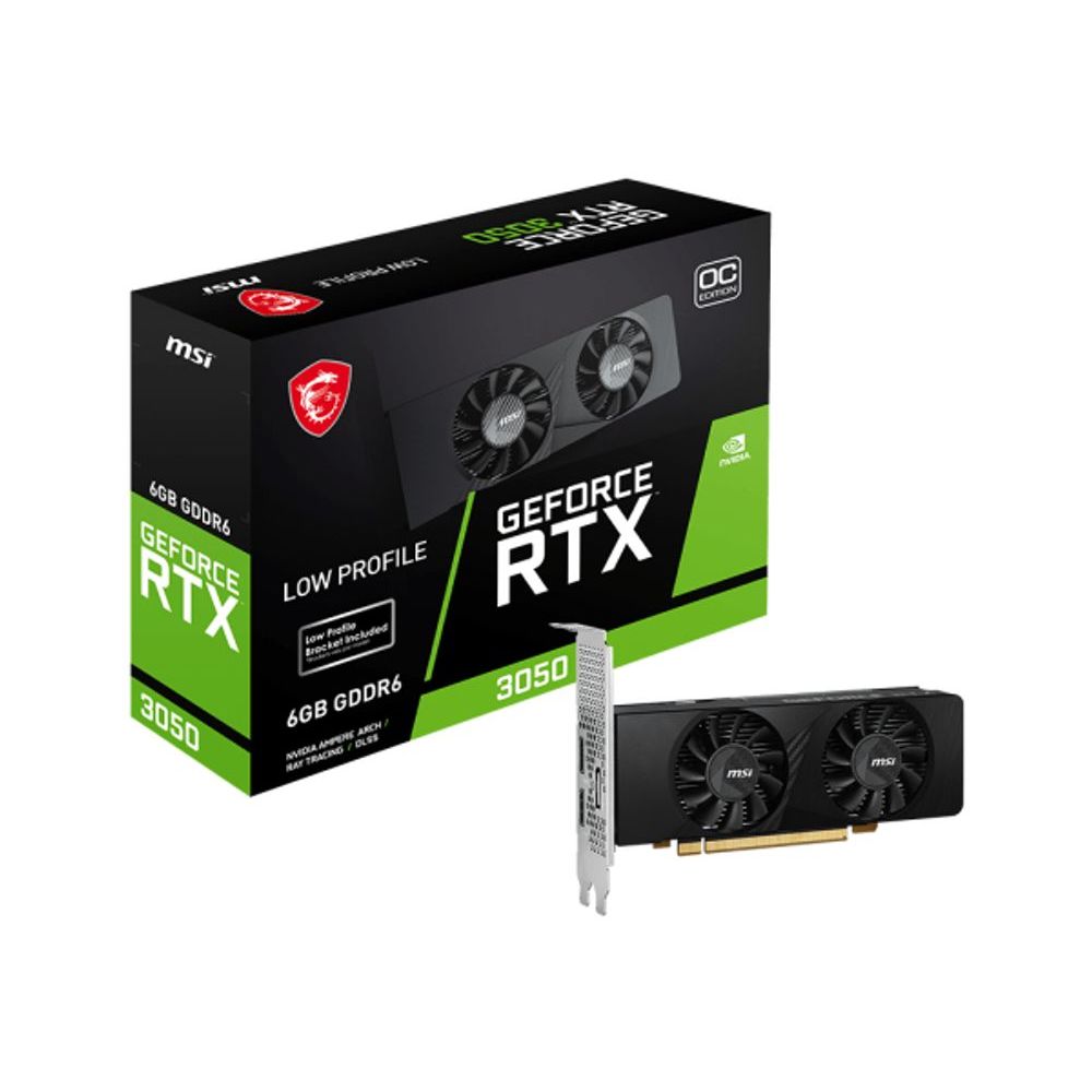 Placa de Vídeo Nvidia GeForce Msi Low Profile OC 6GB 96 Bits 2 Hdmi