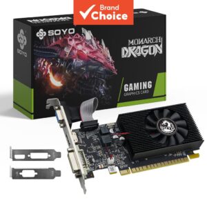 Placa de vídeo para jogos Soyo 4GB DDR3 Nvidia GeForee GT740, PCIe