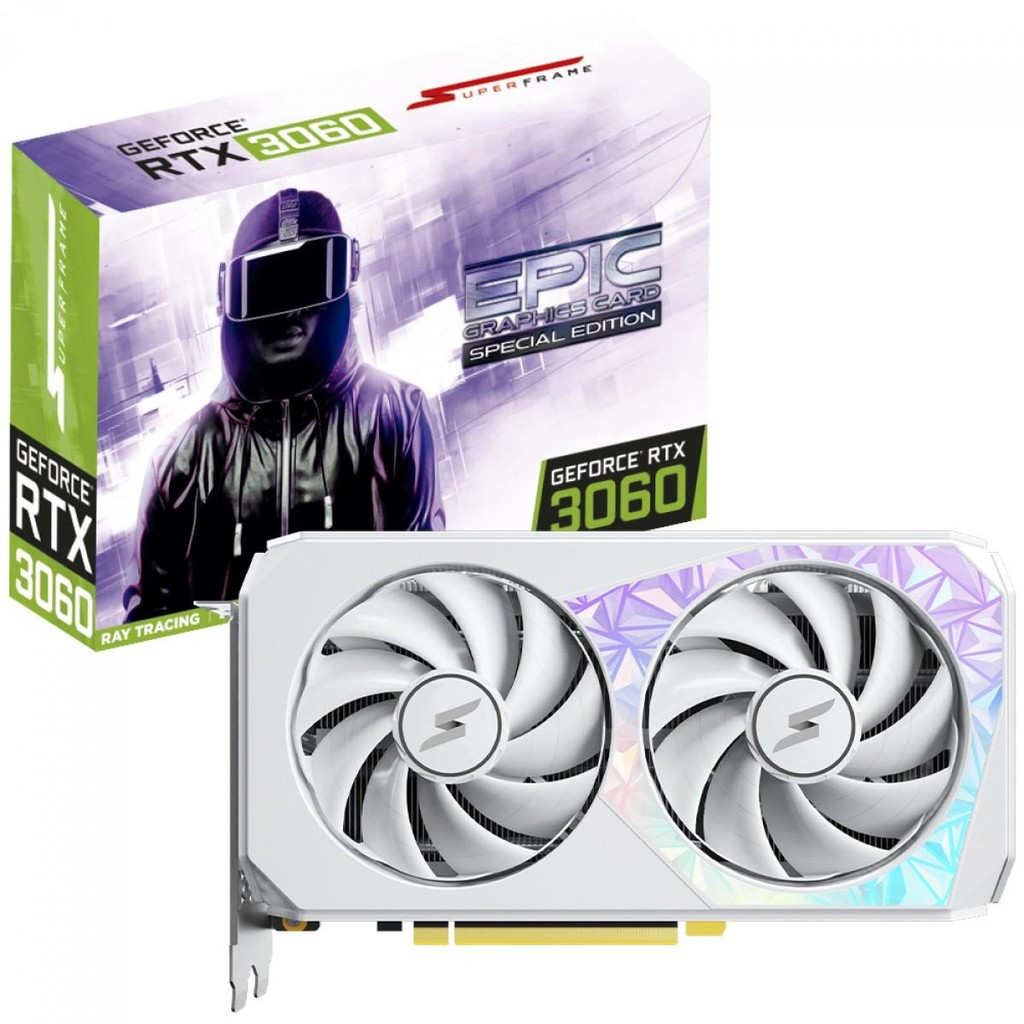 Placa de Vídeo SuperFrame Nvidia GeForce Rtx 3060 Epic Especial