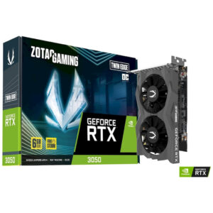 Placa de Vídeo Zotac GeForce Rtx 3050 Twin Edge OC, 6GB, GDDR6