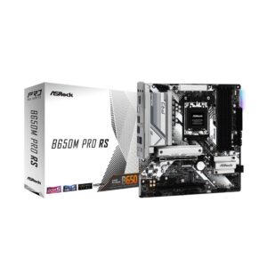 Placa Mãe AsRock B650M Pro RS AM5 4xDDR5 Chipset Amd mATX