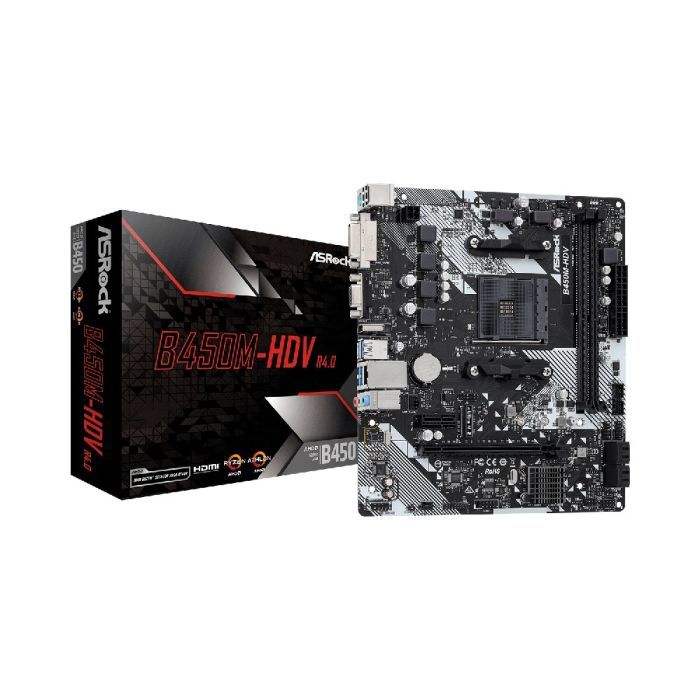 Placa Mãe Asrock R4.0 Socket AM4 2xDDR4 Chipset AM4 mATX — Informática