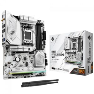 Placa Mãe ASRock Steel Legend WiFi, Chipset B850, Amd AM5, Atx, DDR5