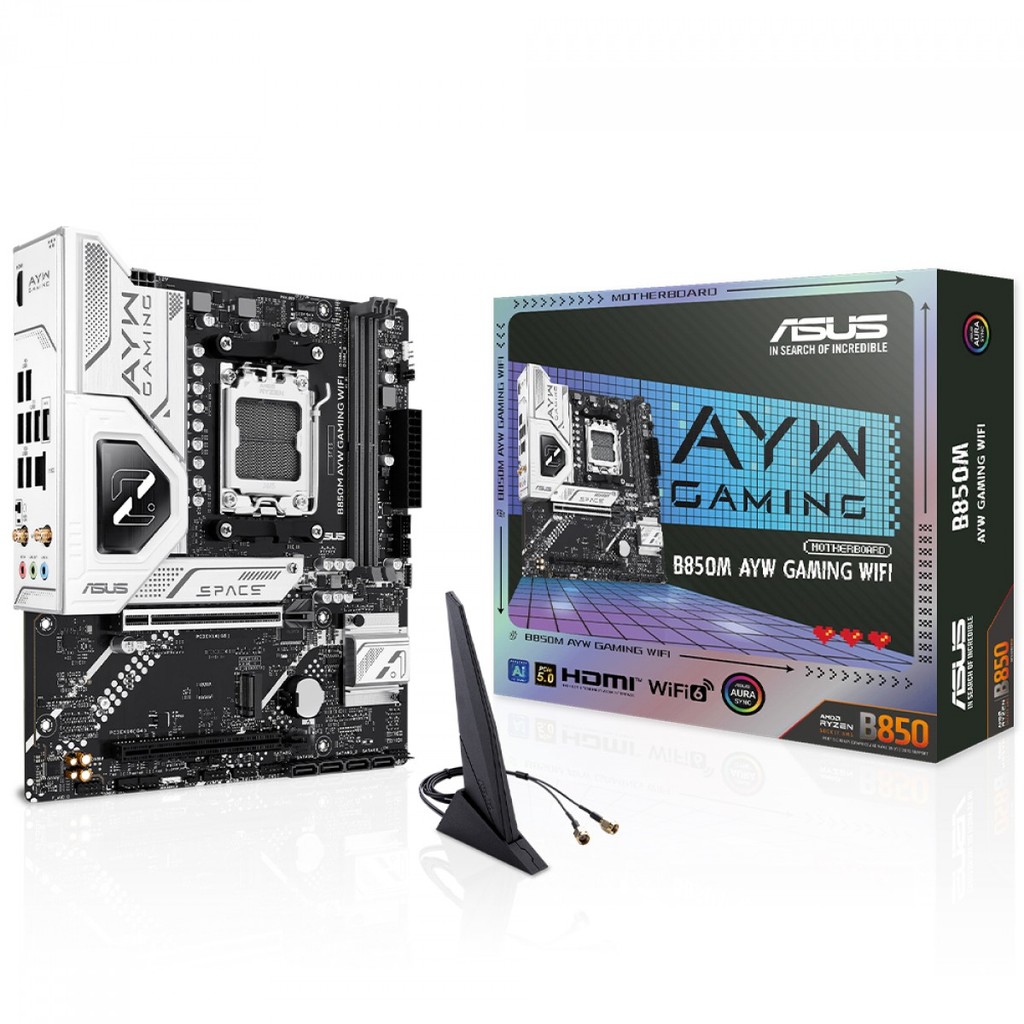 Placa Mãe Asus B850M Ayw Gaming WiFi, Amd AM5, mATX, DDR5
