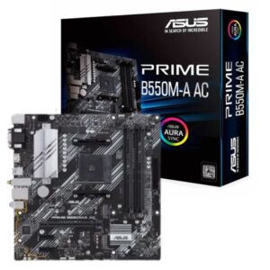 Placa Mãe Asus Prime AC Wifi AM4 4xDDR4 Hdmi Dvi M.2 USB 3.2