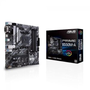 Placa Mãe Asus Prime B550M-A, Chipset B550, Amd AM4, mATX, DDR4