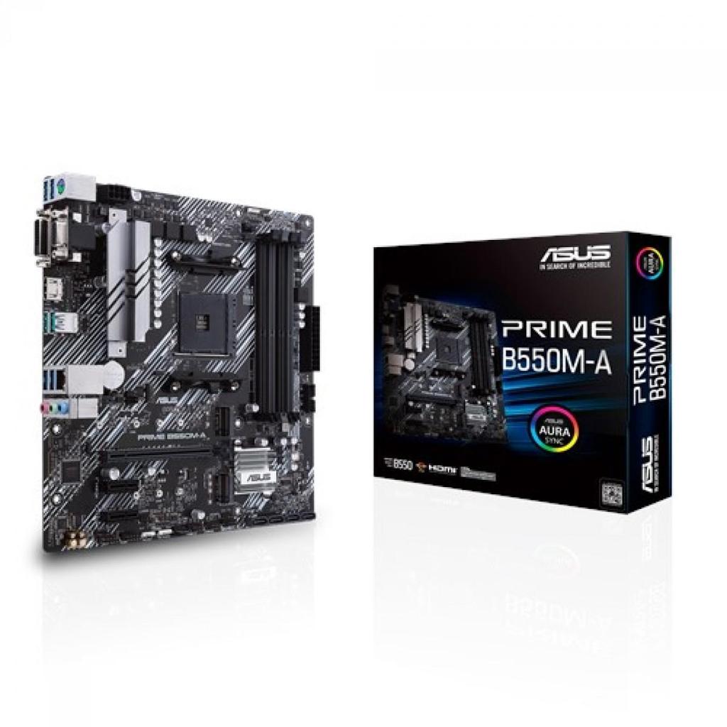 Placa Mãe Asus Prime B550M-A, Chipset B550, Amd AM4, mATX, DDR4