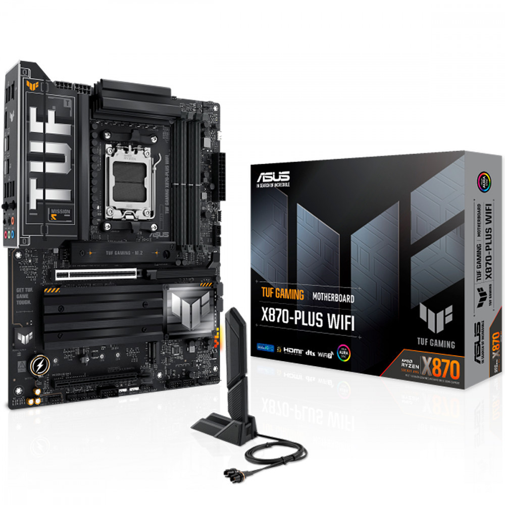 Placa Mãe Asus Tuf Gaming Para Amd AM5 Plus Wifi 4xDDR5 Atx — Informática