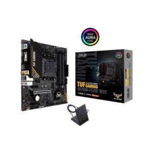 Placa Mãe Asus Tuf Gaming Wifi Amd AM4 RGB mATX DDR4 Preto
