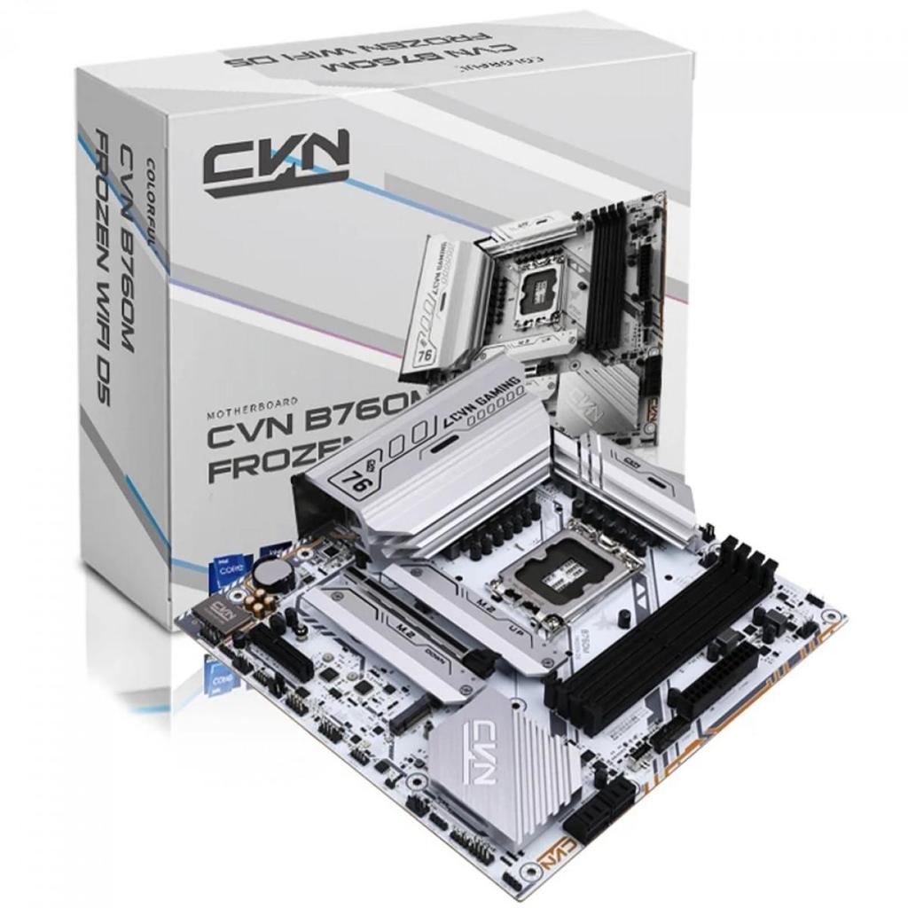 Placa Mãe Colorful Cvn B760M Frozen WiFi D5 V20, Chipset B760, Intel