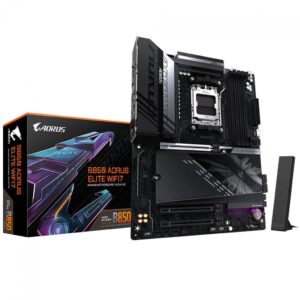 Placa Mãe Gigabyte Aorus Elite WiFi7, Chipset B850, Amd AM5, Atx, DDR5