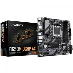 Placa Mãe Gigabyte B650M D3HP AX, WiFi6E, Chipset B650, Amd AM5