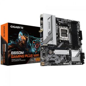 Placa Mãe Gigabyte B650M Gaming Plus WiFi, Chipset B650, Amd AM5