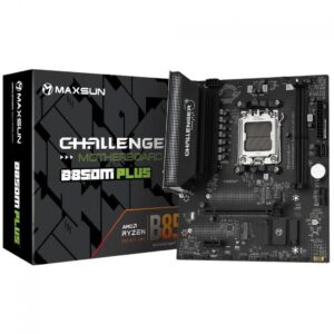 Placa Mãe Maxsun Challenger B850M Plus WiFi, Chipset B850, Amd AM5