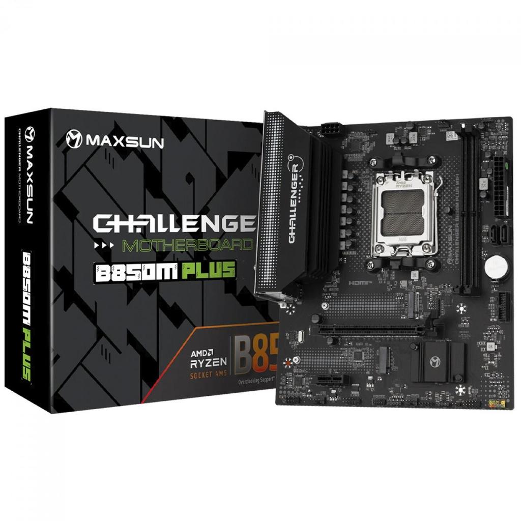 Placa Mãe Maxsun Challenger B850M Plus WiFi, Chipset B850, Amd AM5 — Informática