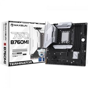 Placa Mãe Maxsun Terminator B760M D5 WiFi, Chipset B760, Intel Lga