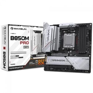 Placa Mãe Maxsun Terminator B850M Pro WiFi, Chipset B850, Amd AM5