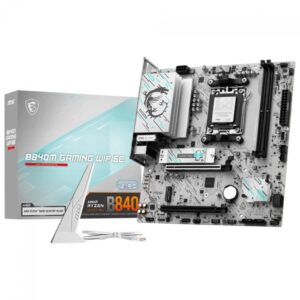 Placa Mãe Msi B840M Gaming WiFi6E, Chipset B840, Amd AM5, mATX, DDR5