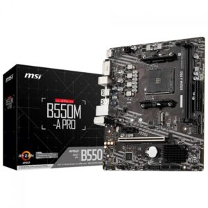 Placa Mãe Msi Pro, Chipset B550, Amd AM4, mATX, DDR4