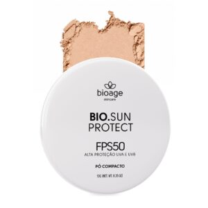 Pó Compacto Protetor Solar BioAge Bio SunProtect Fps 50 Efeito Mate