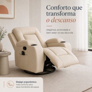 Poltrona do Papai Massagem Poltrona Reclinável Poltrona Massageadora
