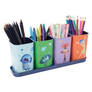 Porta Caneta Lápis Divertidamente Bandeja Organizador Mesa Pincéis