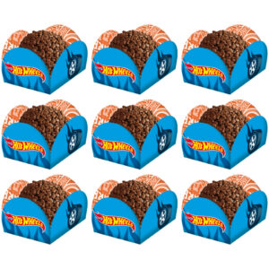 Porta Forminha Brigadeiro Doces Hot Wheels C 40 Unidades Festcolor