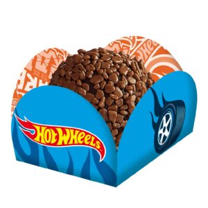 Porta Forminha Festa Hot Wheels 40 Unidades Festcolor Rizzo