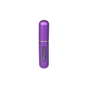 Porta Perfume de Vidro Portátil Lilás 5ml 7,5cm 1 unidade Rizzo