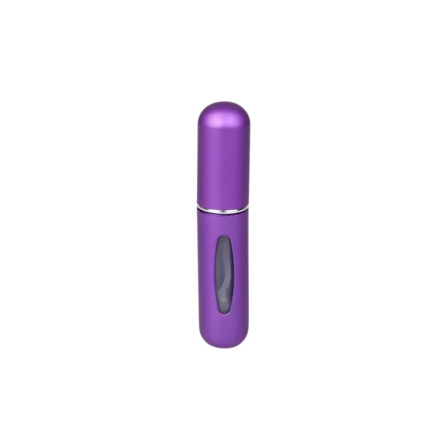 Porta Perfume de Vidro Portátil Lilás 5ml 7,5cm 1 unidade Rizzo — Perfumes