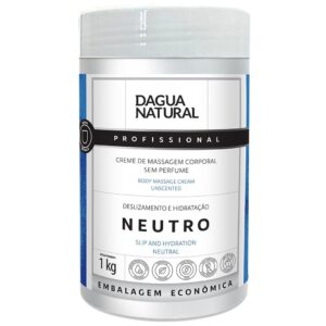 Pote Creme De Massagem Corporal Dagua Natural Neutro 1kg Sem Perfume