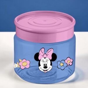 Pote de Plástico Organizador Minnie Mouse Lilás 160ml 1 unidade