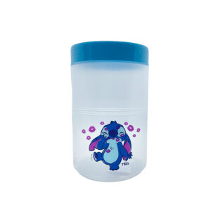 Pote de Plástico Organizador Stitch 15,5×9,5 1100ml 1 unidade Rizzo