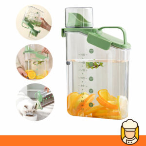 Pote Hermético 2500ml Porta Mantimentos Grãos e Líquidos Chef D